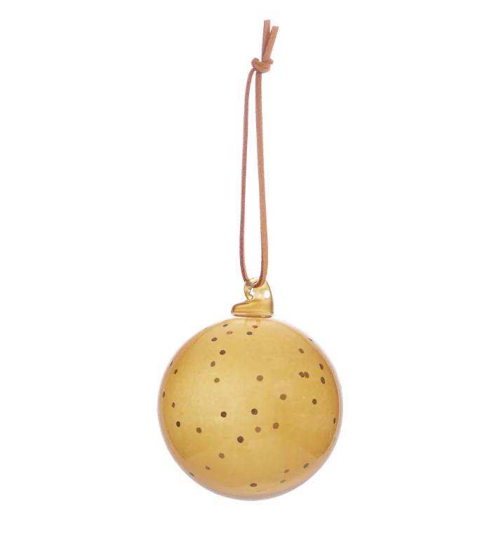 OYOY NATALE DOT GLASS BALL DECORATION