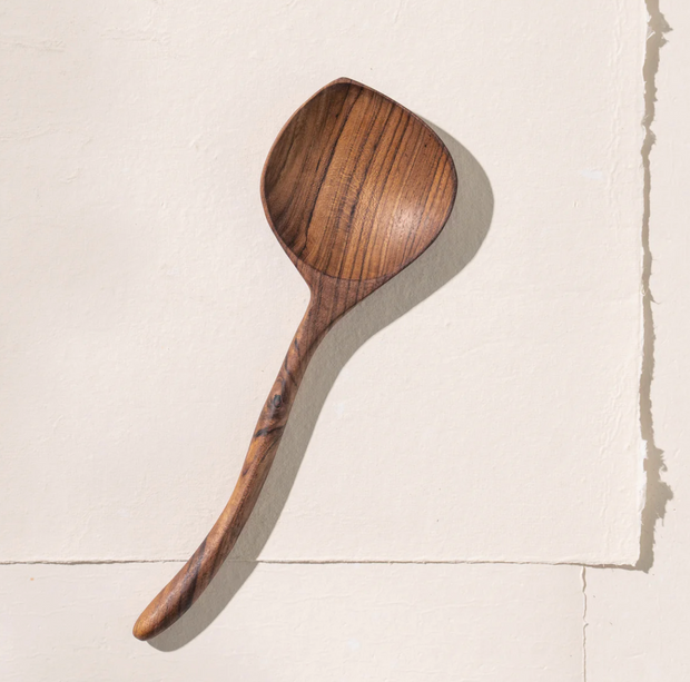 TANDI TEAK SERVING SPOON