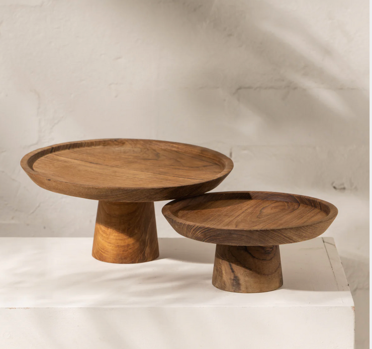 JALI WOODEN CAKE STAND