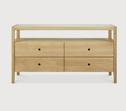 ETHNICRAFT OAK SPINDLE DRESSER