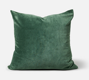 CITTA DUCK GREEN VELVET CUSHION