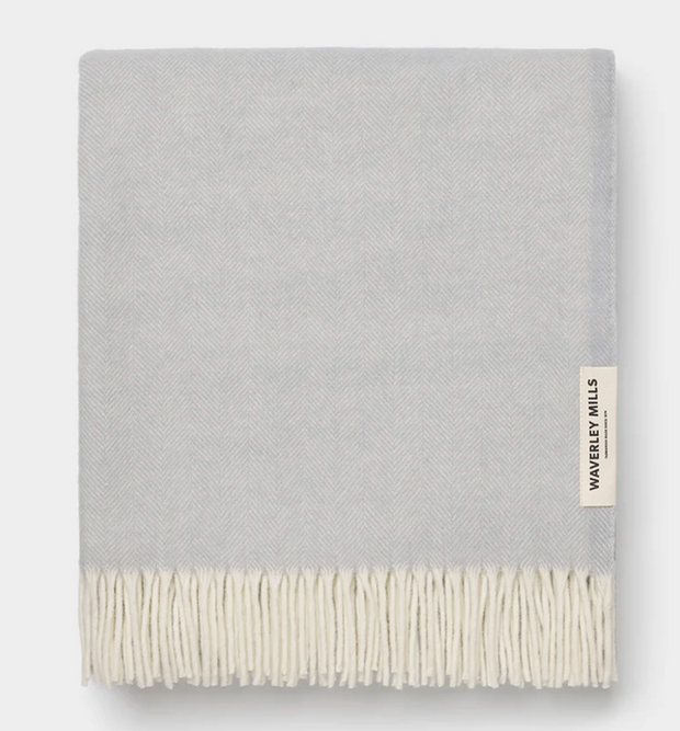 MERINO HERRINGBONE THROW