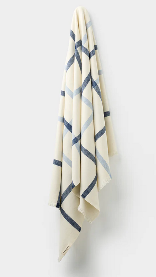 SUMMER PLAID THROW IN SLEEPY BAY