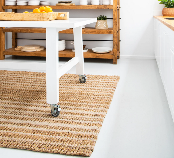 ZEBRA LEWIS SELF STRIPING RUG, RUNNERS AND DOOR MATS