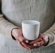 FLAX CERAMIC ROUND CUP