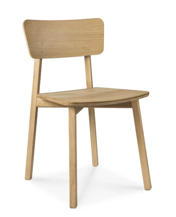 ETHNICRAFT OAK CASALE DINING CHAIR