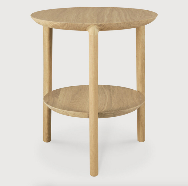 ETHNICRAFT OAK BOK SIDE TABLE