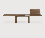 ETHNICRAFT DOUBLE EXTENSION DINING TABLE