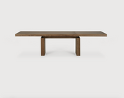 ETHNICRAFT DOUBLE EXTENSION DINING TABLE