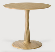 ETHNICRAFT OAK TORSION DINING TABLE