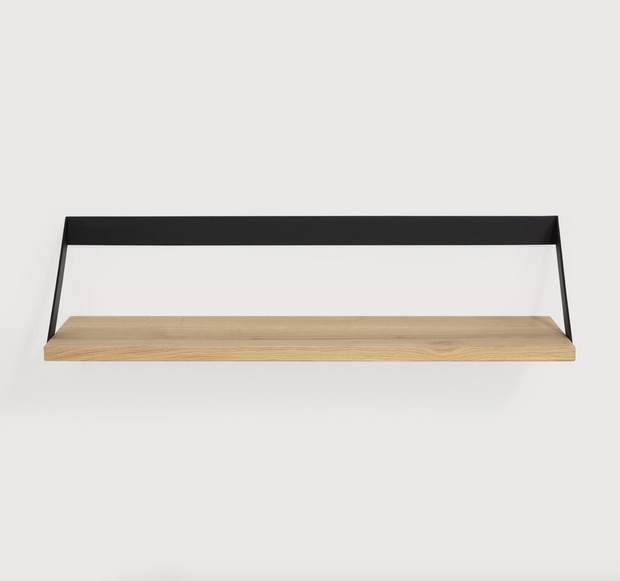 ETHNICRAFT OAK RIBBON SHELF