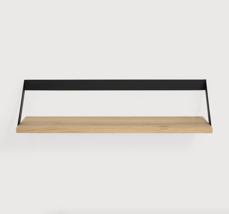 ETHNICRAFT OAK RIBBON SHELF