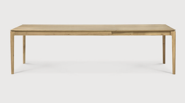 ETHNICRAFT OAK BOK EXTENSION DINING TABLE