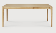 ETHNICRAFT OAK BOK EXTENSION DINING TABLE
