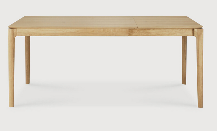 ETHNICRAFT OAK BOK EXTENSION DINING TABLE