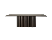 ETHNICRAFT MAHOGANY SEQUENCE RECTANGULAR DINING TABLE - DARK BROWN