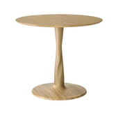 ETHNICRAFT OAK TORSION DINING TABLE