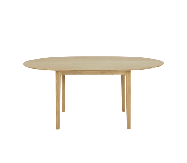 ETHNICRAFT BOK EXTENDABLE ROUND DINING TABLE