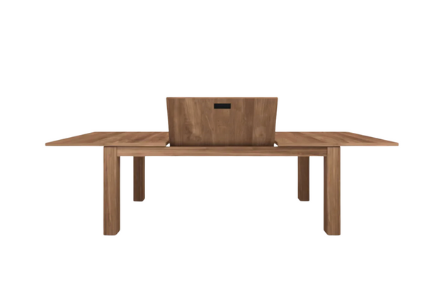 ETHNICRAFT TEAK STRETCH EXTENSION DINING TABLE