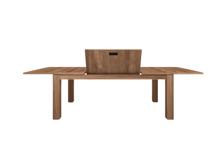 ETHNICRAFT TEAK STRETCH EXTENSION DINING TABLE