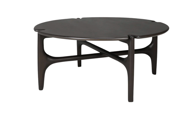 ETHNICRAFT MAHOGANY PI COFFEE TABLE - DARK BROWN