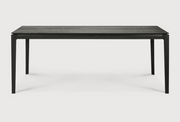 ETHNICRAFT BLACK OAK BOK DINING TABLE