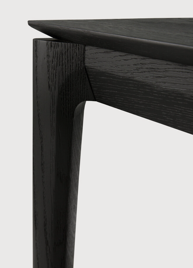 ETHNICRAFT BLACK OAK BOK DINING TABLE