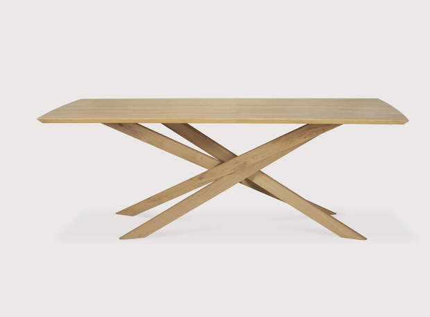 ETHNICRAFT OAK MIKADO DINING TABLE