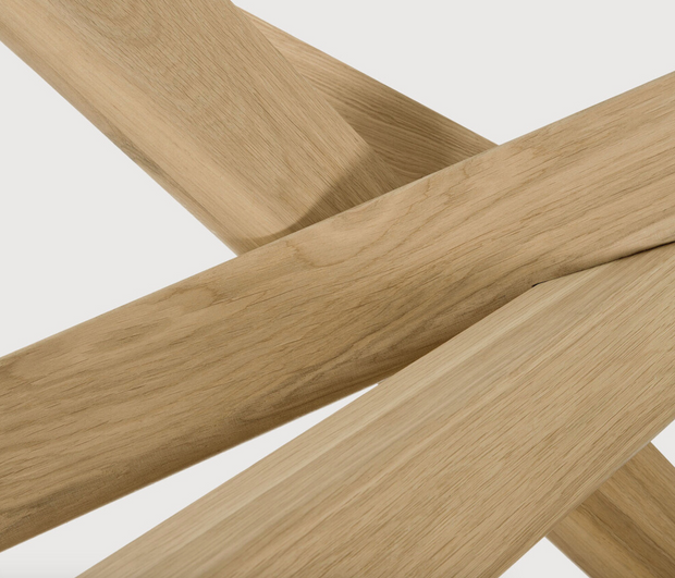 ETHNICRAFT OAK MIKADO DINING TABLE