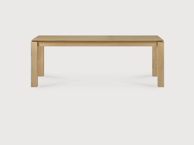 ETHNICRAFT OAK SLICE DINING TABLE