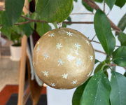 CITTA CHRISTMAS HAND PAINTED STAR BAUBLE