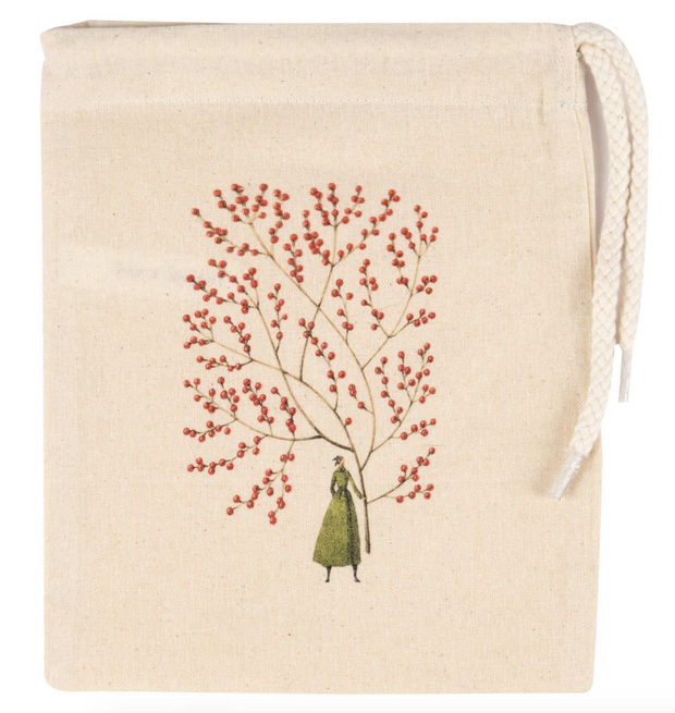 LAURA STODDART RED BERRIES XMAS GIFT BAG