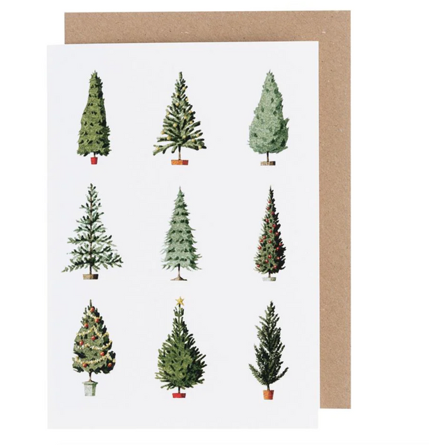 LAURA STODDART CHRISTMAS TREE CARD