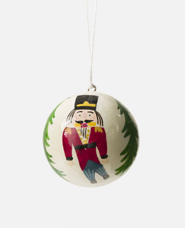 CITTA CHRISTMAS  HAND PAINTED NUTCRACKER BAUBLES