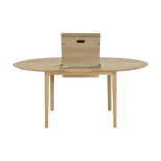 ETHNICRAFT BOK EXTENDABLE ROUND DINING TABLE