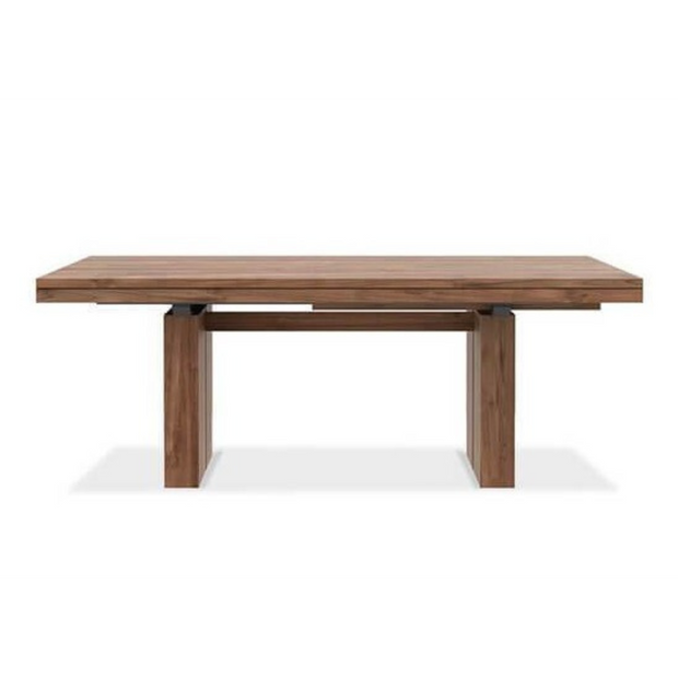 ETHNICRAFT DOUBLE EXTENSION DINING TABLE