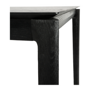 ETHNICRAFT BLACK OAK BOK DINING TABLE