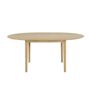 ETHNICRAFT BOK EXTENDABLE ROUND DINING TABLE