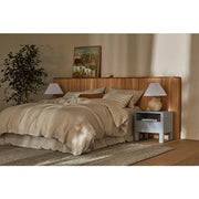 GLOBEWEST BENJAMIN RIPPLE WIDE BED HEAD