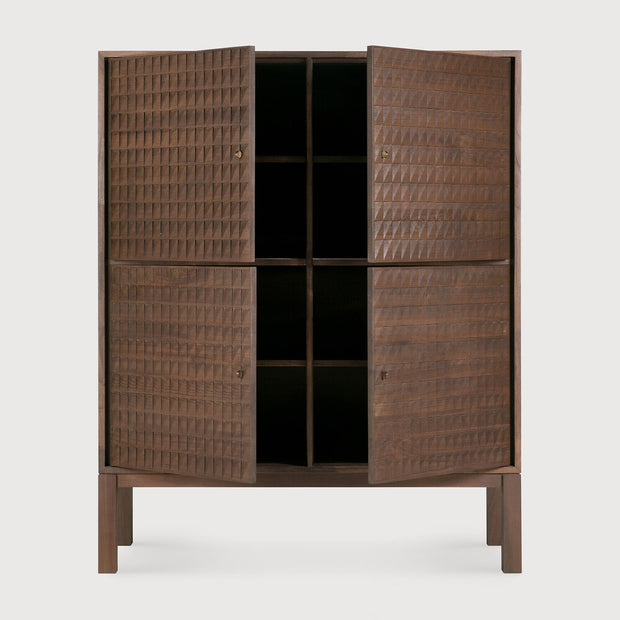 ETHNICRAFT TEAK SONO CUPBOARD - 4 DOORS