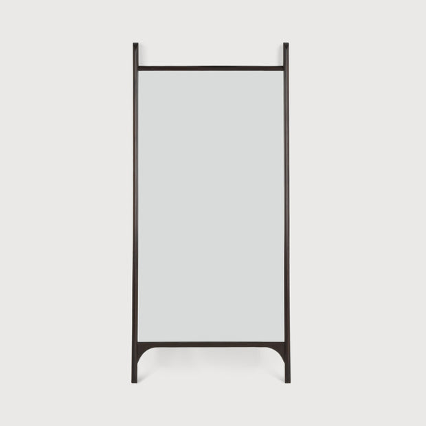 ETHNICRAFT MAHOGANY PI DARK BROWN STANDING MIRROR - VARNISHED