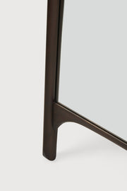 ETHNICRAFT MAHOGANY PI DARK BROWN STANDING MIRROR - VARNISHED