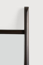 ETHNICRAFT MAHOGANY PI DARK BROWN STANDING MIRROR - VARNISHED