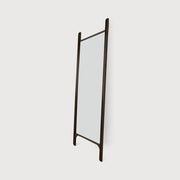 ETHNICRAFT MAHOGANY PI DARK BROWN STANDING MIRROR - VARNISHED