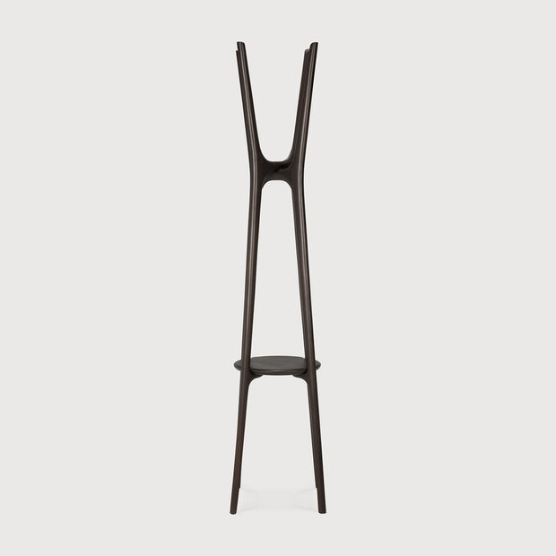 ETHNICRAFT MAHOGANY PI DARK BROWN COAT STAND