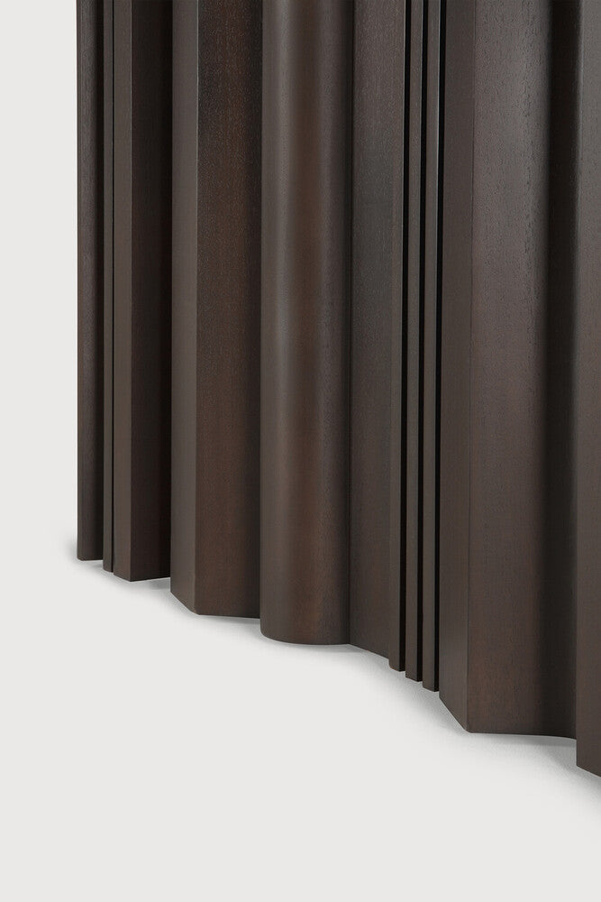ETHNICRAFT MAHOGANY SEQUENCE RECTANGULAR DINING TABLE - DARK BROWN