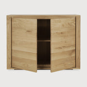 ETHNICRAFT OAK SHADOW 2 DOOR SIDEBOARD