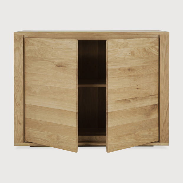 ETHNICRAFT OAK SHADOW 2 DOOR SIDEBOARD