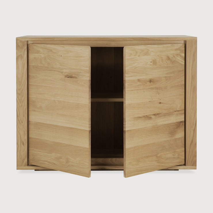 ETHNICRAFT OAK SHADOW 2 DOOR SIDEBOARD
