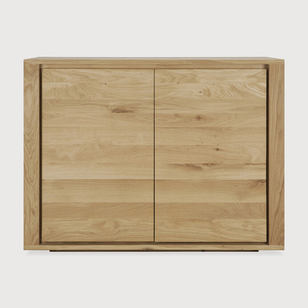 ETHNICRAFT OAK SHADOW 2 DOOR SIDEBOARD